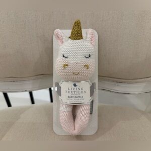 Kenzie Unicorn Plush Toy by Living Textiles NWT